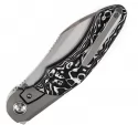 Kansept Knives Cosmos Framelock Wht-Blk CF K1059A2