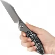 Kansept Knives Cosmos Framelock Wht-Blk CF K1059A2