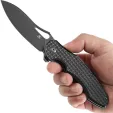 Kansept Knives Echis Framelock Black Frag K1071A5