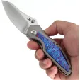 Kansept Knives Baba Yaga Framelock Timascus K1074A7