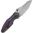 Kansept Knives Baba Yaga Framelock Timascus K1074A8