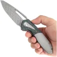 Kansept Knives Thoth Bolster Lock Storm CF K1075A2