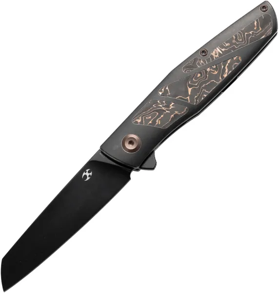 Kansept Knives Cru Blackwash Titanium & Coppe K1092A1