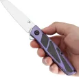 Kansept Knives Cru Framelock Purple Ti K1092A2