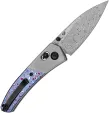 Kansept Knives Dako Knife Ti-Timascus Damascu K1101V4