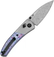Kansept Knives Dako Knife Ti-Timascus Damascu K1101V4