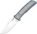 Kansept Knives Bison Framelock Gray/Blue - K1108B2