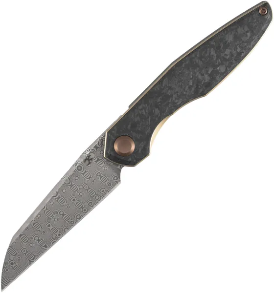 Kansept Knives Halide Damascus Shred Carbon F K1136A6