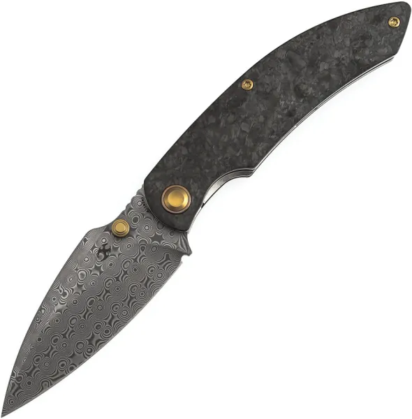 Kansept Knives Falk Linerlock Shred CF K1142A1