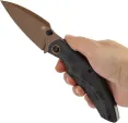 Kansept Knives Falk Linerlock Blk Mic K1142A3