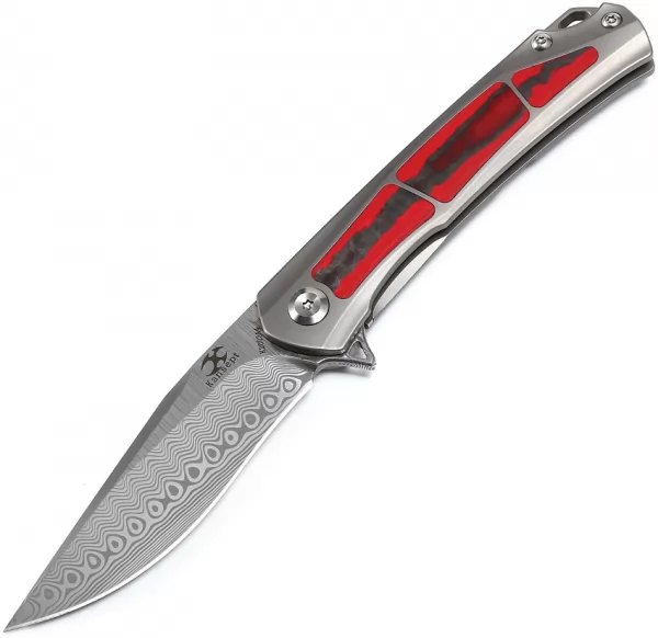 Kansept Knives Gremlin Framelock Damasteel K2003A4