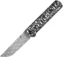 Kansept Knives Foosa Slip Joint Blk/White - K2020T1