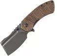Kansept Knives M+ Korvid Linerlock Burlap Mic - K2030C4