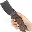 Kansept Knives M+ Korvid Linerlock Burlap Mic K2030C4