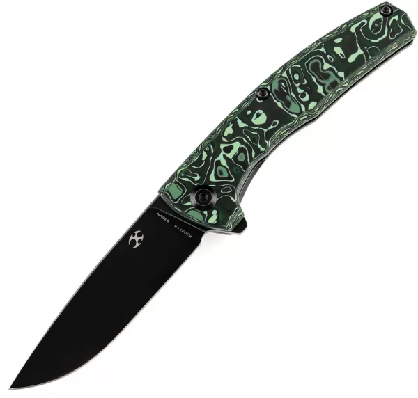 Kansept Knives AGI Framelock Green CF K2037A4
