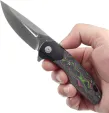 Kansept Knives Cassowary Framelock 80Camo K2065B1