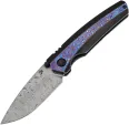 Kansept Knives Raven Framelock Timascus - K2109A4