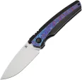 Kansept Knives Raven Framelock Timascus - K2109A5