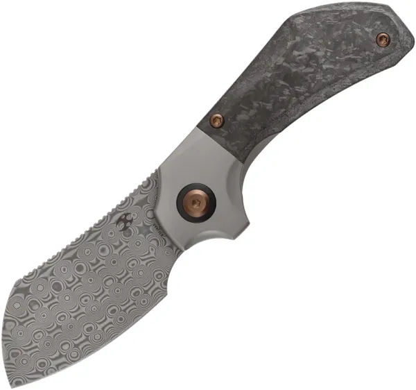 Kansept Knives Pluto Stonewashed Titanium, Sh K3129A3
