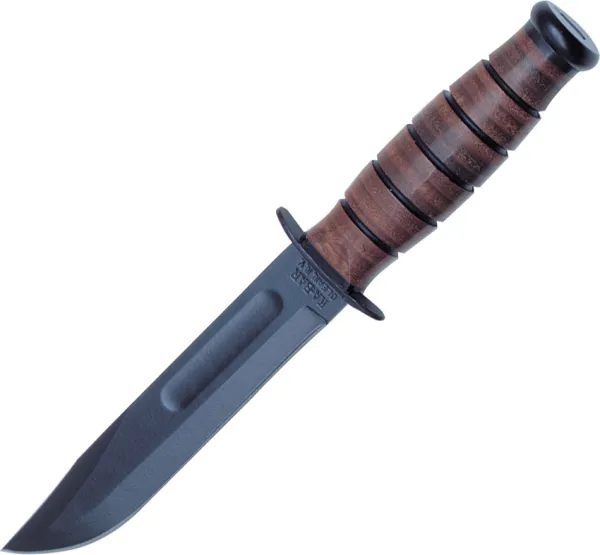 Ka-Bar 1250 Short USMC Plain Edge Knife
