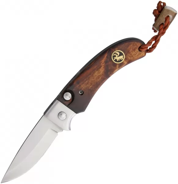 Karesuando Kniven Nallo Button Lock Brown KAR3615A