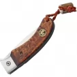 Karesuando Kniven Nallo Button Lock Brown KAR3615A