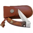 Karesuando Kniven Nallo Button Lock Brown KAR3615A