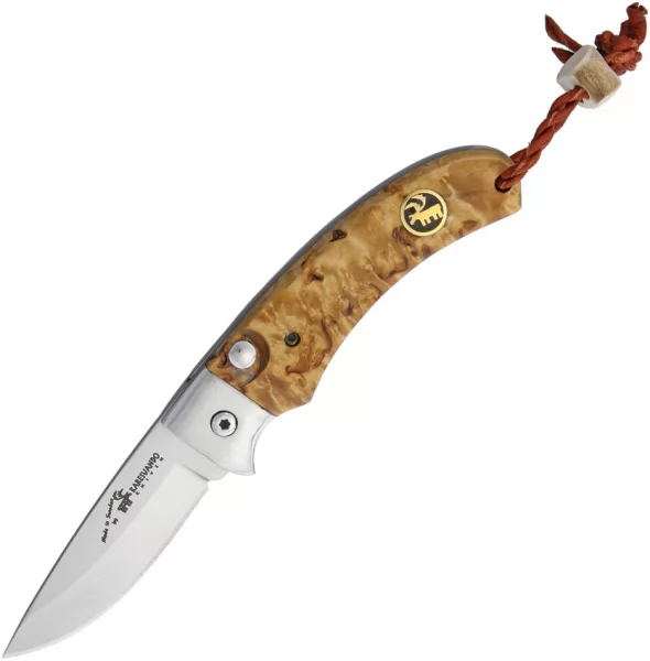 Karesuando Kniven Nallo Button Lock Natural KAR3616A