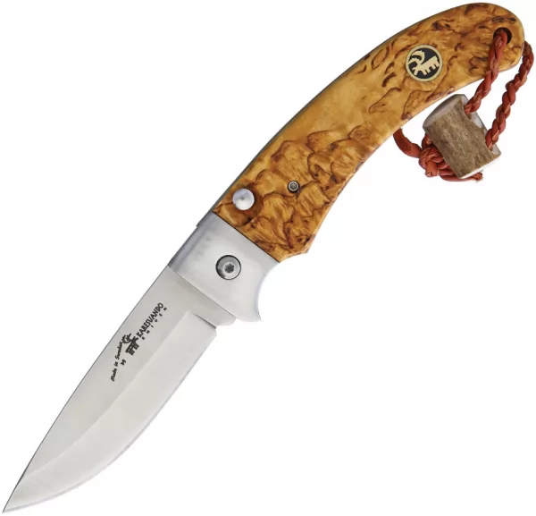 Karesuando Kniven Singi Button Lock Natural KAR3618A