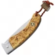 Karesuando Kniven Singi Button Lock Natural KAR3618A