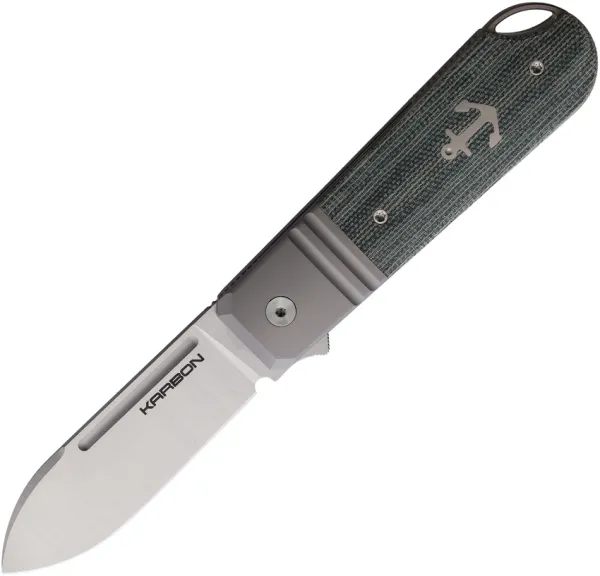 KARBON Ahoy Framelock Denim Mic KARB103