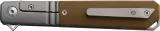 KARBON Flatline Framelock Tan G10 KARB113