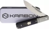 KARBON Flatline Framelock Blue CF KARB116