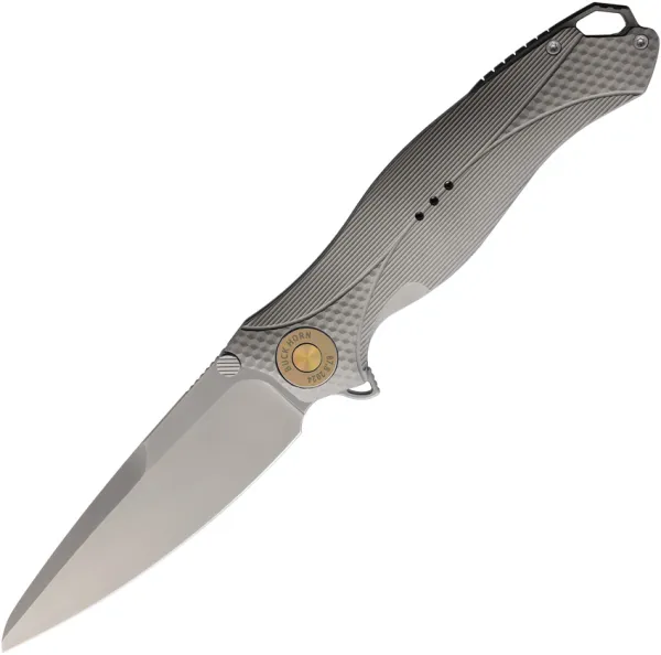 KARBON Buck Horn Linerlock Gray Al KARB119