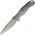 KARBON Buck Horn Linerlock Gray Al - KARB119