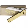 Kanetsune Brushed Brass Linerlock knives KB561