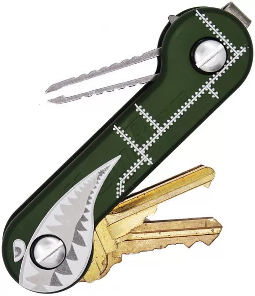 KeyBar Bomber Green Anodized KBR216