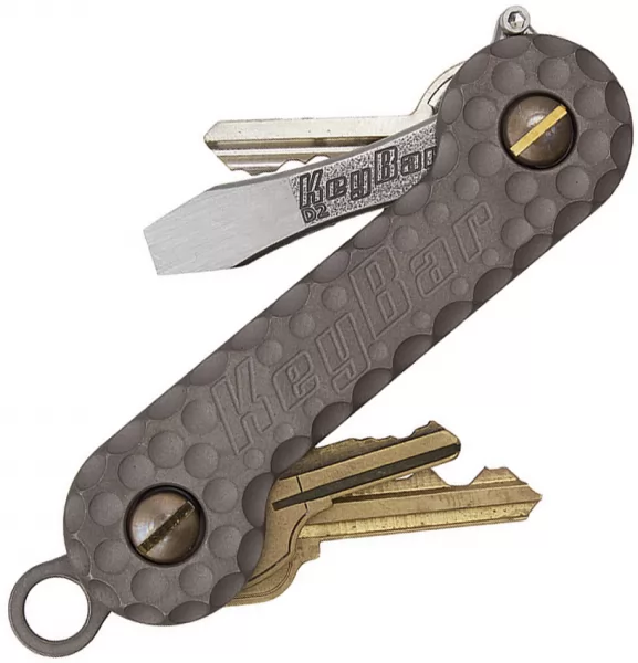 KeyBar KeyBar Cratered Titanium KBR223