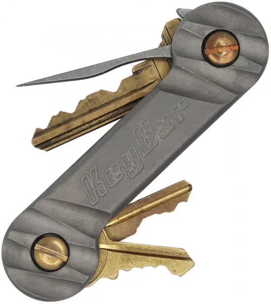 KeyBar KeyBar Carved Titanium KBR224