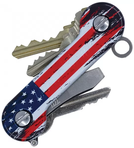 KeyBar KeyBar Aluminum American Flag KBR246