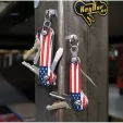 KeyBar KeyBar Aluminum American Flag KBR246