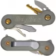 KeyBar KeyBar Green Linen Micarta KBR254