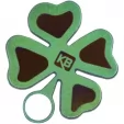 KeyBar Shamrock Titanium Tag KBR525
