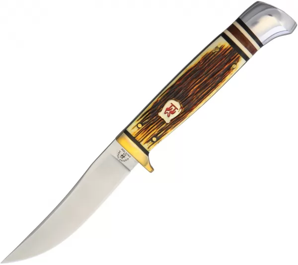 Kissing Crane Hunter Amber Bone knives KC5477
