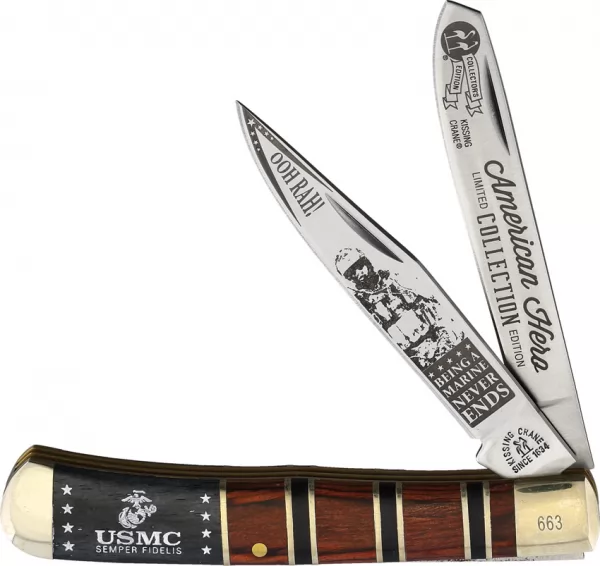 Kissing Crane USMC Trapper 2019 knives KC5550