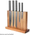 KitchenDAO Magnetic Knife Block Wood - KD0388