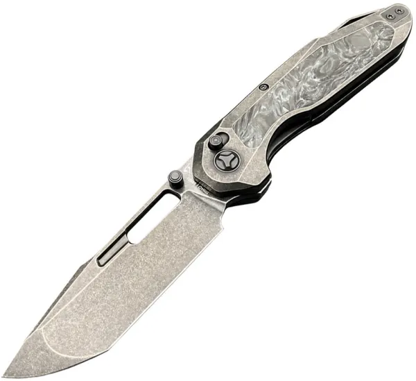 Ketuo Triad Button Linerlock Wht CF KETM0137