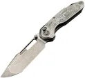 Ketuo Triad Button Linerlock Wht CF - KETM0137