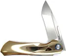 Ketuo Illusion Framelock Gold Ti KETM030