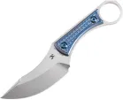 Kansept Knives Niko Fixed Blade Blue Ti - KG004A4